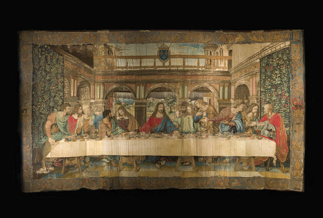 La cène de Léonard de Vinci pour François 1er, un chef d'oeuvre d'or et de soie
