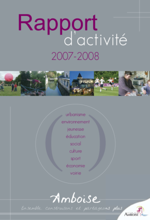 Rapport d'activité 2007 et 2008
