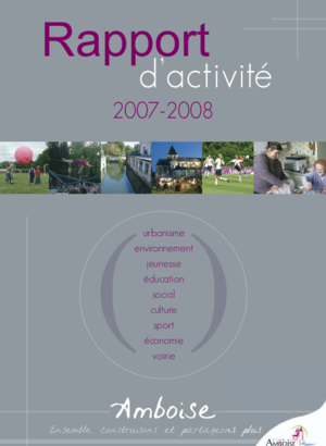 Rapport d'activité 2007 et 2008