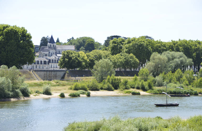 Vue de la Loire depuis le pont.