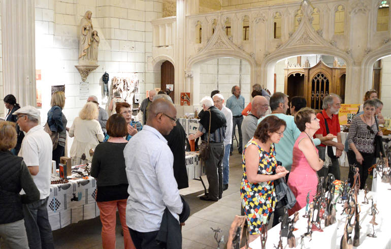 Exposition "Art africain" en l'église Saint-Florentin.