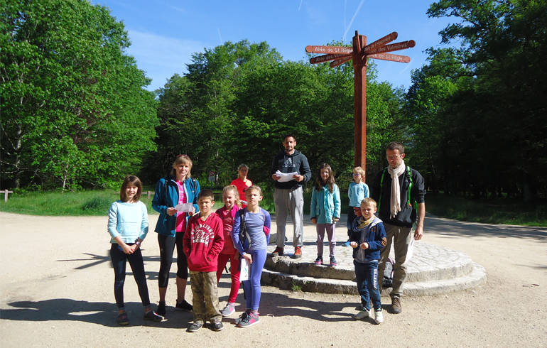 Course d'orientation au bois de la Moutonnerie.