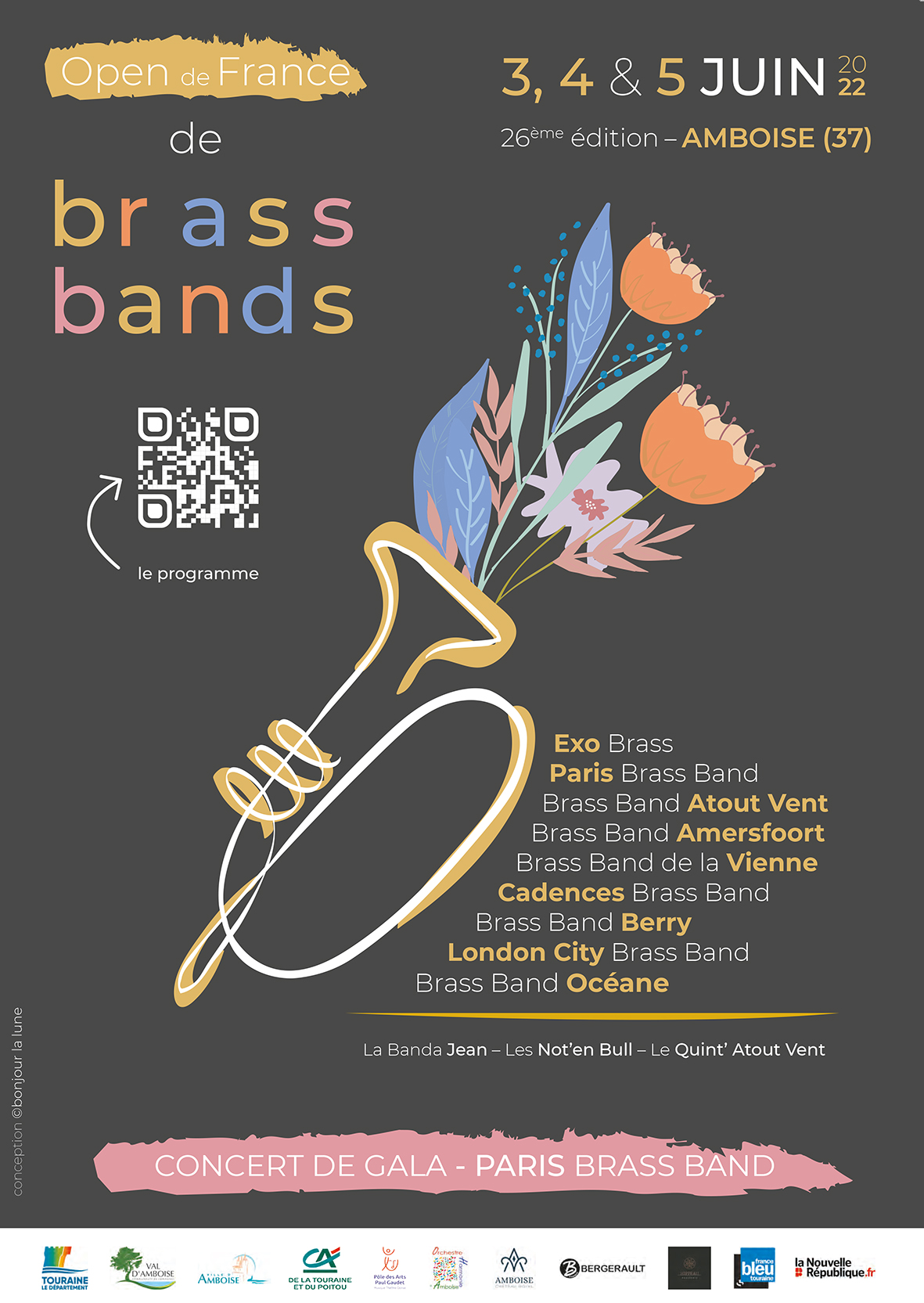 Open de France de Brass Bands 2022 Ville d'Amboise Site officiel