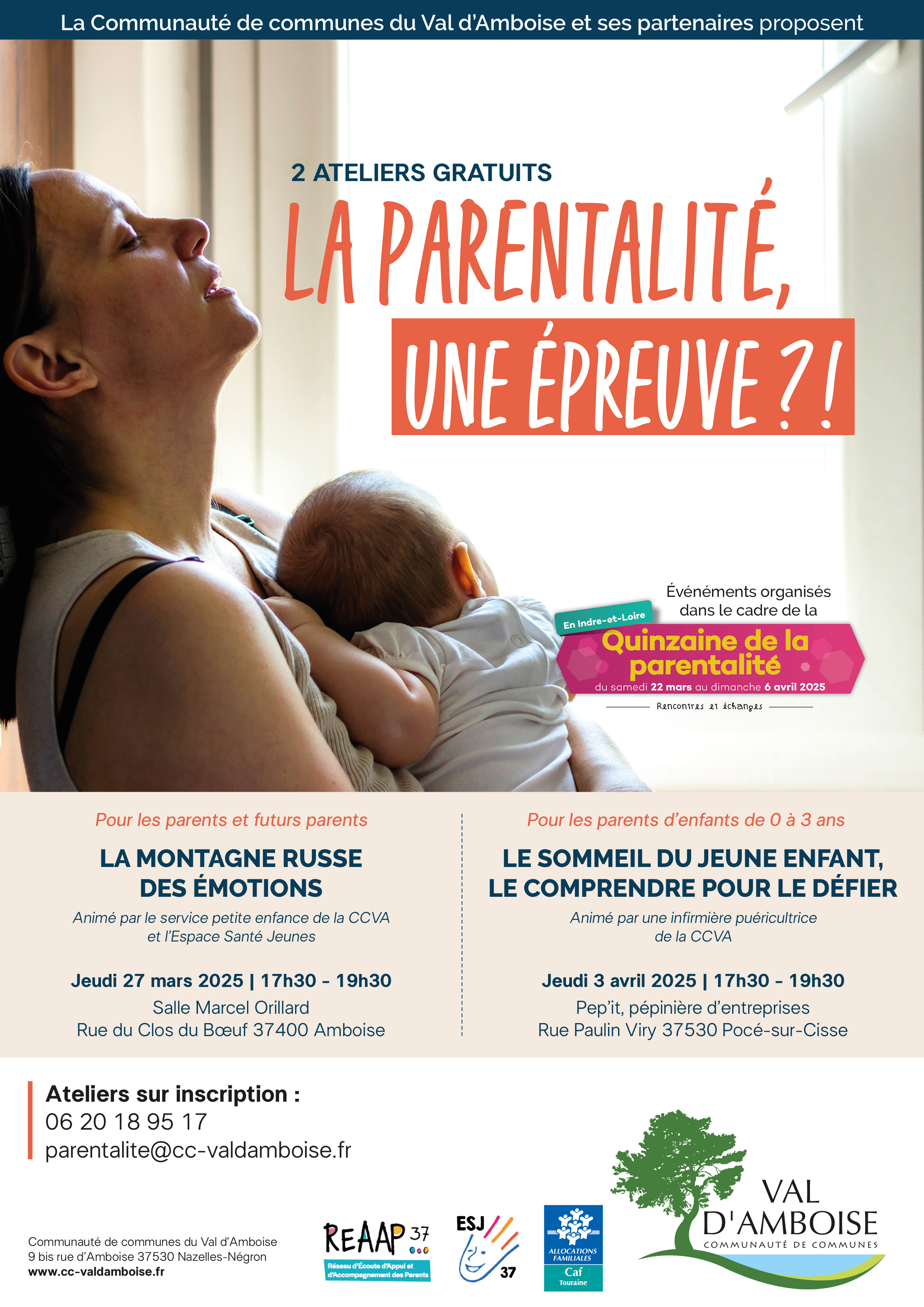La parentalité, une épreuve ?! - 2025 | Ville d'Amboise - Site officiel