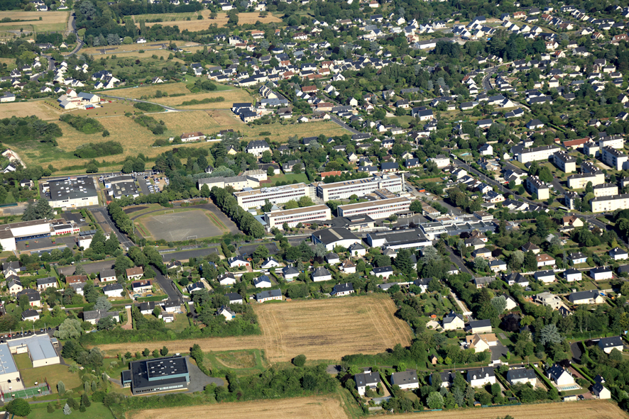 Cité scolaire vue aérienne de la cité scolaire